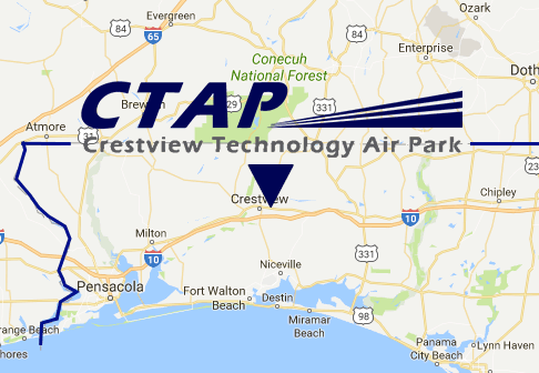 Location of CTAP in NW FL on map drawing